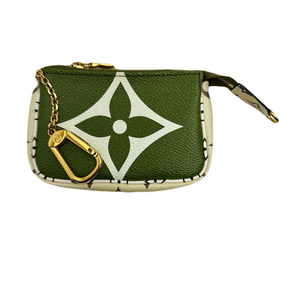 Louis Vuitton Monogram Khaki Accessoires Pochette Green Giant Pouch - Picture 2 of 3
